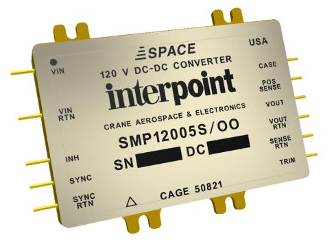 SMP120系列单输出空间DC-DC电源转换器Interpoint