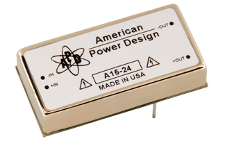 A15-24 15W高压DC/DC转换器American Power Design