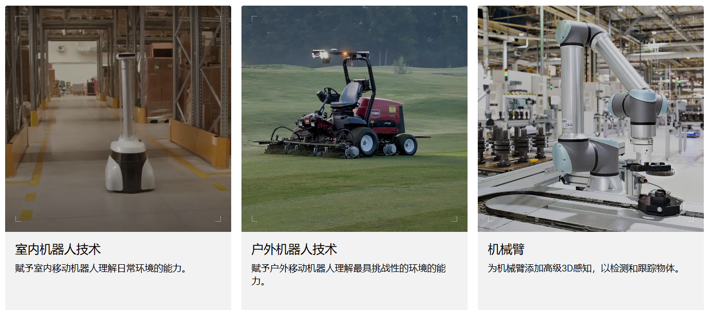 ZED X系列农业、工业多场景适配