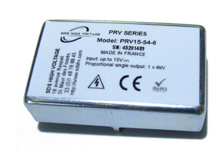 PRV15-S4-6高压DC/DC转换器模块SDS High Voltage