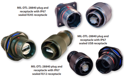 SuperSeal™ MIL-DTL-28840海军连接器Glenair