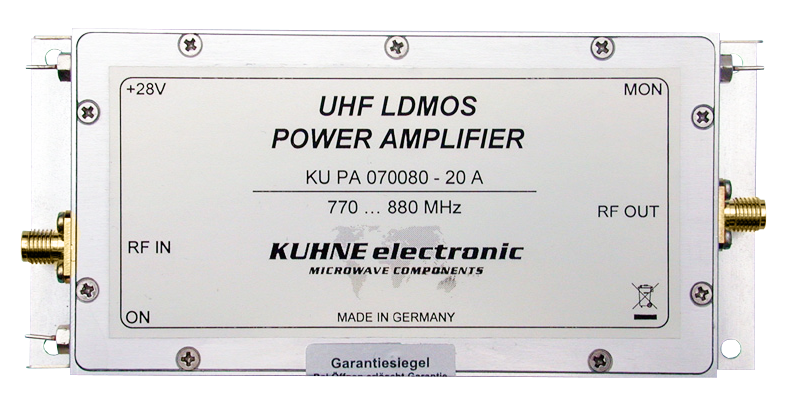 Kuhne KU PA 070080-20 A射频功率放大器770-880MHz