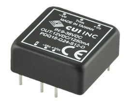 PDQ15-Q24-S3-D隔离式DC-DC转换器CUI