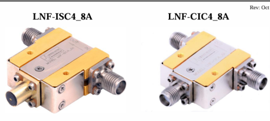 LNF-ISC4_8A和LNF-CIC4_8A低温隔离器和环行器Low Noise Factory